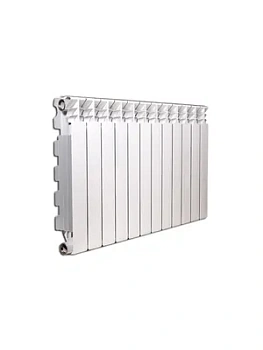 Радиатор алюминиевый Fondital Exclusivo B4 350/100 (97х407) 1680Вт, белый 12 секций