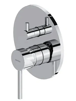 Смеситель Damixa для ванны/душа, встраиваемый в стену, цвет: хром 367100000