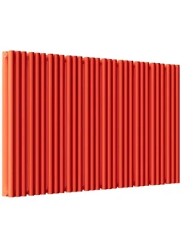 Радиатор стальной Empatiko V S2 двухтруб 1192х536х122 30 сек бок.подкл, 3471Вт, Friendly Red