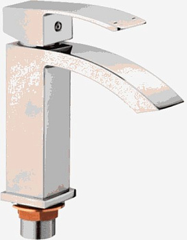 Смеситель Ledeme для раковины, фиксированный излив, однозахватный, хром L1055-15