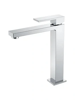 Смеситель Boheme 472-CR для раковины, на 1 отв, однозахватный, фикс излив, хром