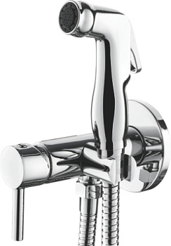 Смеситель Ledeme встраиваемый, с гигиеническим душем, однозахватный, хром L5398-2