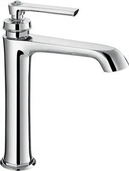 Смеситель CEZARES -F-LC-01-W0 для умывальника, однозахватный, высокий излив, без дон. клапана