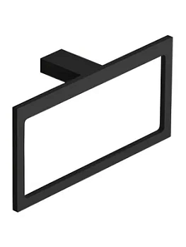 Полотенцедержатель KLUDI- настенный, прямоугольный, черный матовый 3197839