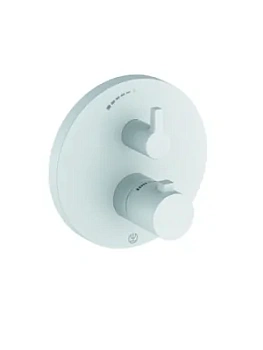 Смеситель KLUDI Puristic для душа, встраиваемый, термостат, белый матовый 208355315