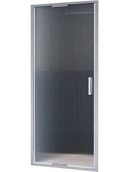 Душевая дверь RGW SV-05 (1000х1950) распашная, ребристое стекло 8 мм, хром 70320510-151