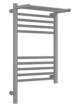 СУНЕРЖА с полкой Полотенцесушитель 600х400 сатин МЭМ левый 071-6006-6040