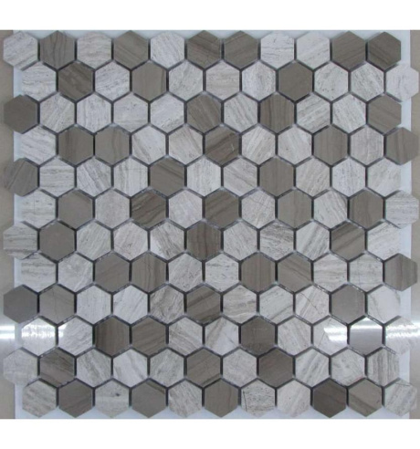 Hexagon Grey 29.5x28 см