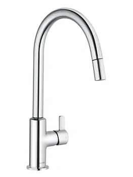 Смеситель KLUDI XS для кухни, выдвижной поворотный излив, хром 468510578