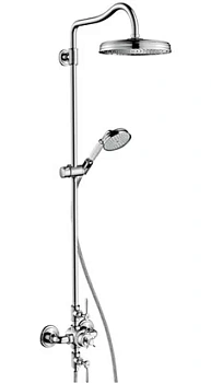 Душевая система Axor 16572000 термостат, верхний и ручной душ, хром