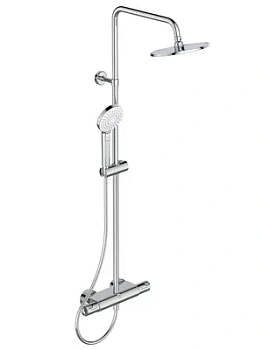 Душевая система Ideal Standard T50 A7230AA термостатический смеситель для душа и полочка