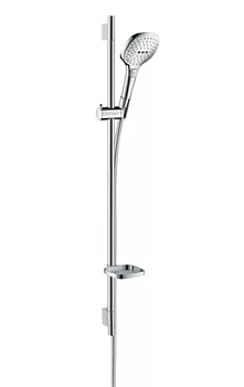 Душевой набор Hansgrohe 120/Unica`S Puro Set 0,90м, EcoSmart, хром/белый 26623400