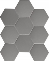 Hexagon Big Grey Matt 29.5X25.6