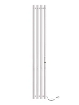 Полотенцесушитель Indigo 4 1200х180 (скрыт.монт, универ. подкл.) белый матовый LSE120-18WMRt