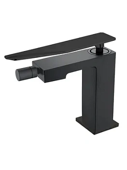 Смеситель Boheme 146-BB.2 для биде, на 1 отверстие, однозахватный, чёрный