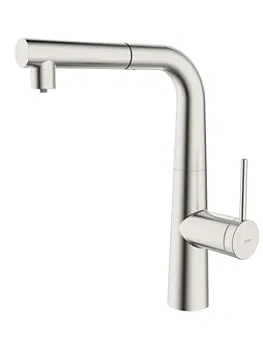 Смеситель IDDIS для кухни PURBNPFi05 с каналом для фильтрованной воды, вытяжной излив, сатин