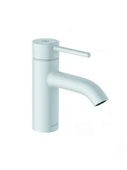 Смеситель KLUDI 140х48х160 для умывальника, однозахватный, белый матовый 382665376