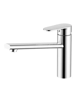 Смеситель для кухни Aquatek AQ1880CR однозахватный, поворотный излив 138мм, цвет: хром