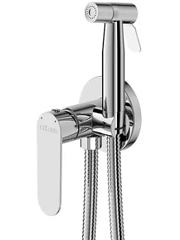 Смеситель с гигиеническим душем CEZARES STYLUS-DIF-01 встраиваемый, хром