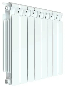 Радиатор биметаллический RIFAR 500 (577х640х100) бок. подкл, 8 секций, 1528Вт, белый