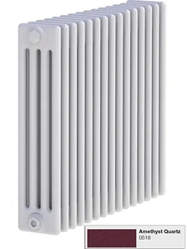 Радиатор Zehnder 4045 четырехтрубчатый ВГ:450х136, 15 секций, подкл V007, Amethist Quartz