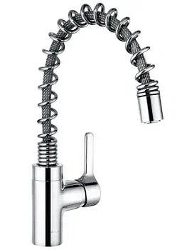 Смеситель KLUDI 200 для кухни, выдвижной излив, хром 428550578