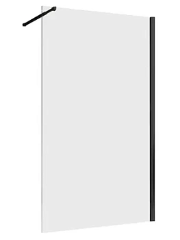 Душевая перегородка ABBER AG61090B (900х2000) стекло 6мм прозрачное/черный