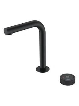 Смеситель Boheme 158-B для раковины, на 2 отверстия, автоматический, черный