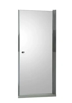 Душевая дверь HUPPE 2 1000х2000 распашная, серебро с блеском/стек.прозрачное C23206.069.321