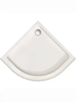 Поддон Радомир 80 ЛЮКС (840х840х170) к душевому углу 80 радиальный, на раме-подставке