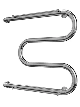 Полотенцесушитель TERMINUS М-образный (ШВ:400x532х500) водяной, нерж.сталь, с полкой