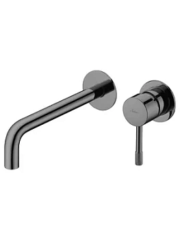 Смеситель Boheme 465-SGM для раковины, встраиваемый, однозахватный, графит глянц