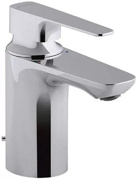 Смеситель Jacob Delafon + для умывальника, однозахватный, донный клапан E72312-CP