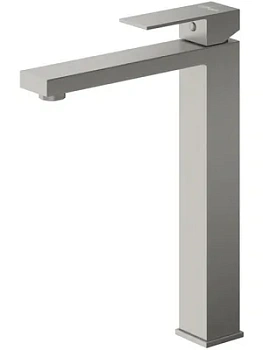 Смеситель для раковины CEZARES -LC-IN-W0 однозахватный, высокий излив, цвет: сатин