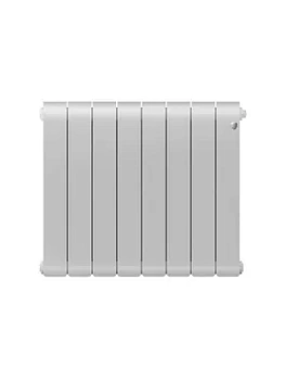 Радиатор биметаллический 8 секций ROYAL THERMO ВШГ:591х640х100 1376 Вт Bianco Traffico