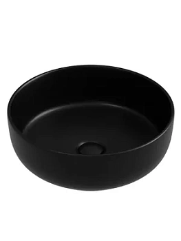 Раковина накладная Ceramicanova 375х375х140 без отв. под смеситель, черный матовый CN12003MB