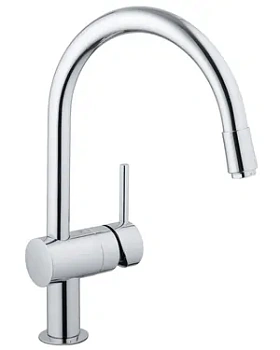Смеситель Grohe 32918000 для кухни, однорычажный, выдвижной излив