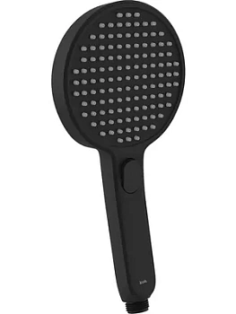 Лейка душевая IDDIS 3 режима работы, круглая, цвет черный матовый ESP3FBRi18