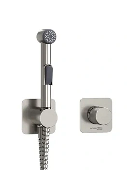 Смеситель с гигиеническим душем WasserKRAFT A6451.275.100.092 встраиваемый, никель