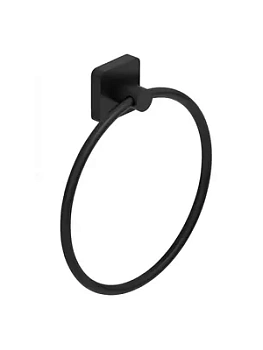 Полотенцедержатель-кольцо KLUDI- настенный, 168 мм., черный матовый 2597839