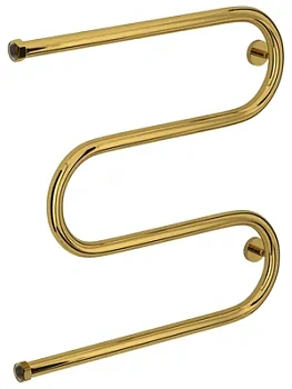 СУНЕРЖА + Полотенцесушитель 600х600 золото, нак. гайка 1"