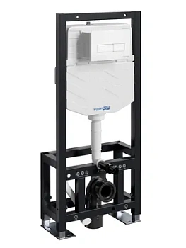 Инсталляция для унитаза WasserKRAFT с клавишей смыва, цвет: белый 61TLT.010.ME.WM03