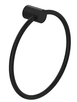 Полотенцедержатель-кольцо KLUDI- настенный, 209 мм., черный матовый 5897839
