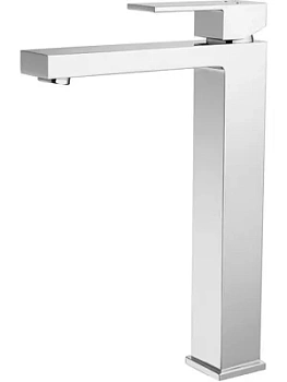 Смеситель для раковины Aquatek AQ1604CR однозахватный, излив 257мм, б/дон. клапана, хром