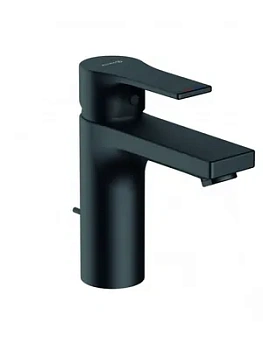 Смеситель KLUDI SL для умывальника, однозахватный, с донным клапаном, черный матовый 482903965