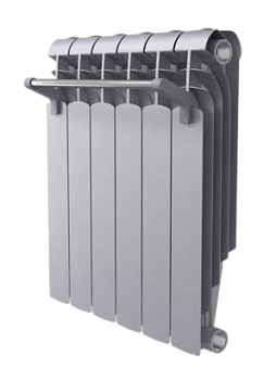 Полотенцедержатель ROYAL THERMO для секционных радиаторов, серебристый