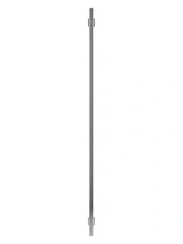 GROTA Дизайн радиатор 30x1500 водяной, нижнее подкл., 1/2", полиров. нерж. сталь, с крючками