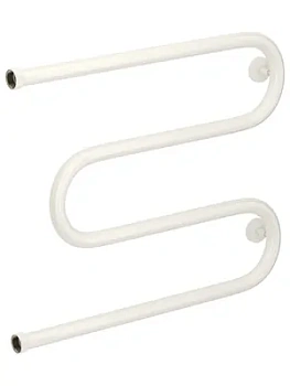 СУНЕРЖА + Полотенцесушитель 500х650 белый, нак. гайка 1"