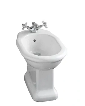 Биде напольное Devon&Devon IBBID1FET 540х330х380 с одним отверстием под смеситель, белый