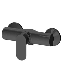 Смеситель GATTONI 70025/70NO для душа, настенный, чёрный мат